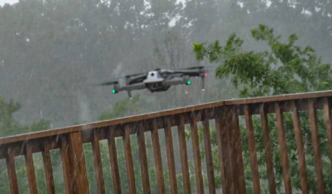 mavic air 2 in rain