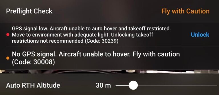 6 Ways to Fix “No GPS Signal 30008 and 30007 Error Codes” on Mavic Mini