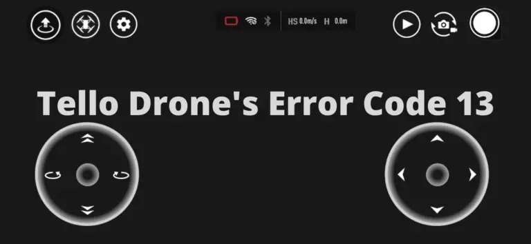 5 Ways to Fix Tello Drone’s Error Code 13