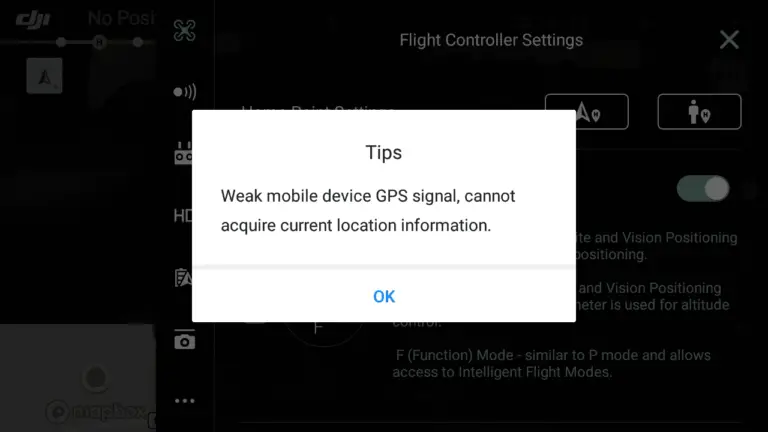 7 ways to fix “weak mobile device GPS signal cannot acquire location info” on DJI drones