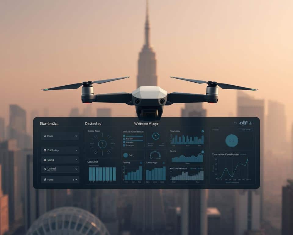 DJI software update troubleshooting interface